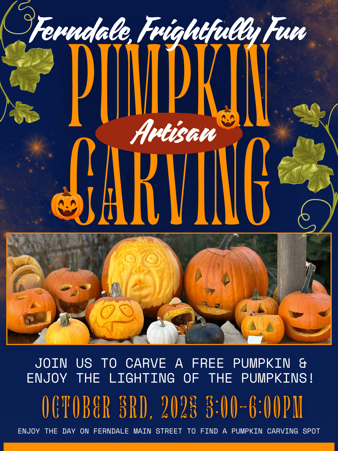 Artisan Pumpkin Carving — Visit Ferndale, CA